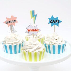 Meri Meri Superhero Cupcake Kits (Two 24 Packs)